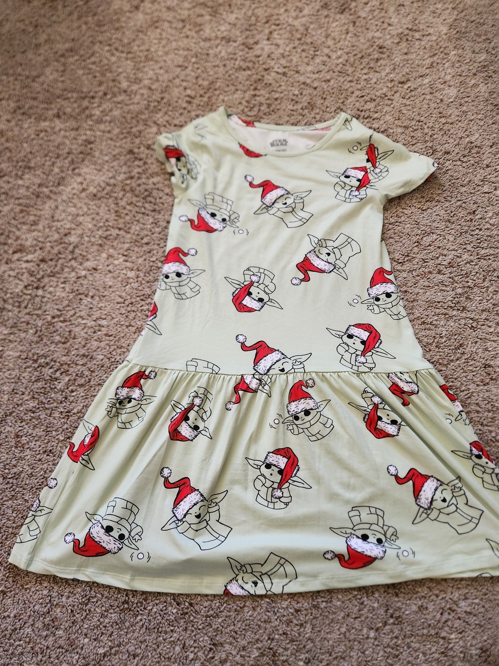 Star Wars Pale Green Dress For Girls Size L(10/12)